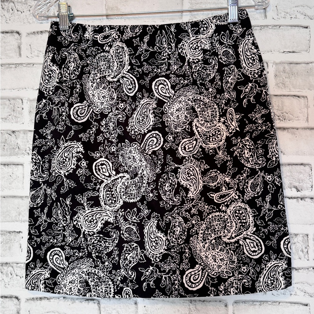 Ralph Lauren Paisley Pencil Skirt Women’s Size 10